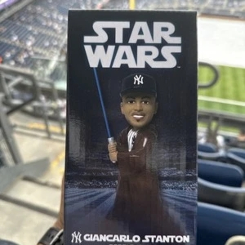 New York Yankees Giancarlo Stanton Jedi Bobblehead Star Wars